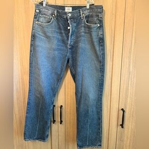 Citizen’s of Humanity “Charlotte” high rise straight leg jeans, size 32